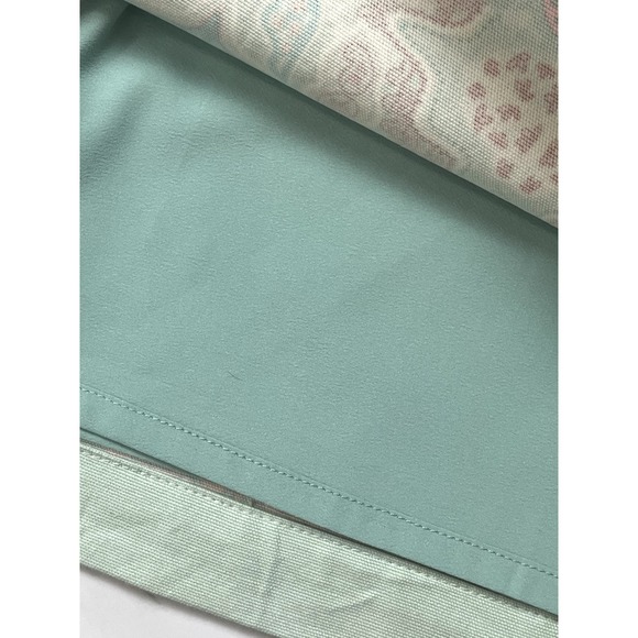 Talbots paisley print skirt in seafoam green and pink, size 10 - Picture 9 of 9